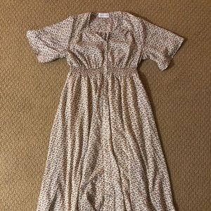 Citrus & Lemon midi dress